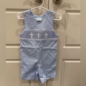 Smocked Cross Shortall